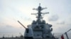 2023年4月10日，部署在美國第7艦隊作戰區的阿利·伯克級導彈驅逐艦米利厄斯號在南海一個秘密地點正在執行一項行動。 （路透社照片）