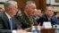 Ministar odbrane Jim Mattis (lijevo) i general Joseph Dunford na pretresu komiteta