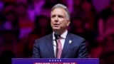 FILE - Steven Witkoff speaks before Republican presidential nominee former President Donald Trump at a campaign rally at Madison Square Garden in New York, Oct. 27, 2024.