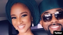 Banky W da Adesua (Hoto: Shafin Banky W na Instagram)