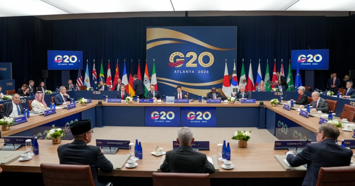 US-Hosted G20 Foreign Ministers Meeting Highlights Energy Security