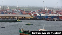 Le Port de Lagos, le 16 mars 2020.