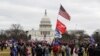 Pristalice Donalda Trumpa na skupu ispred američkog Kapitola, 6. januara 2021., Vašington, (Foto: REUTERS/Shannon Stapleton)