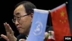 Sekjen PBB Ban Ki-moon desak Tiongkok untuk lebih berperan dalam membantu perbaikan negara-negara berkembang.