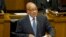South African president Jacob Zuma opens the South African Parliament as he speaks in Cape Town, February 14, 2013. 