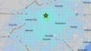 Mapa localizador de terremotos en Sparta, Carolina del Norte, 9 de agosto de 2020. [Crédito: USGS]