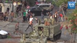 হারিরির পদত্যগের পর লেবাননে সামরিক বাহিনী এবং বিক্ষোভকারীদের মধ্যে সংঘর্ষ