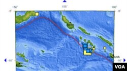 Kepulauan Solomon sempat dilanda gempa berkuatan 7,2 skala Richter.