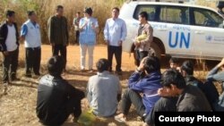 Montagnard people from Vietnam have crossed the border into Cambodia hiding out in the forests in northeastern Cambodia, fearful that the Cambodian authorities will deport them. (Courtesy photo: United Nations)