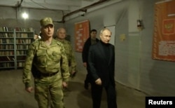 Russian President Vladimir Putin visits Luhansk Region