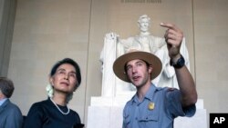 Myanmar's Aung San Suu Kyi Visits US