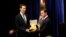 Mexican President Enrique Pena Neto (R) awards White House Senior Adviser Jared Kushner with The Order of the Aztec Eagle, the highest Mexican order awarded to foreigners, Nov. 30, 2018, in Buenos Aires, Argentina. 