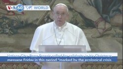 VOA60 World - Pope Francis called for solidarity in his Christmas message Friday