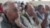 Some white commercial farmers attending a meeting in Harare in this undocumented file photo