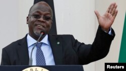 Le président tanzanien John Magufuli à Nairobi, Kenya, 31 octobre 2016. 