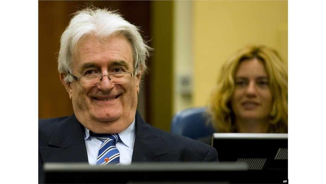 Nghi can tội ác chiến tranh Radovan Karadzic bị xét xử
