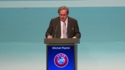 Extrait du discours de Michel Platini lors de sa réélection à la tête de l'UEFA