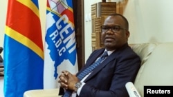 Corneille Nangaa, président de la Commission électorale nationale indépendante de la RDC, 12 mai 2017.