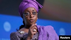 Diezani Alison Madueke, tsohuwar ministar man fetur ta Najeriya wadda ake zarki da wawure makudan kudade daga aljihun gwamnatin kasar