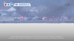 VOA60 America - No survivors after regional jet, US military helicopter collide at Washington airport