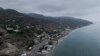 Suasana di garis pantai Pasifik di Malibu, California, menyusul gempa 4,7 magnitudo yang mengguncang area tersebut pada 12 September 2024. (Foto: AP/Jae C. Hong)