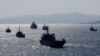 Kapal-kapal Angkatan Laut Turki berlatih melakukan latihan militer di Teluk Izmir, Turki di kawasan Laut Aegea (Foto dok: Reuters). 