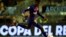 Ousmane Dembelé lors du match entre le FC Barcelone et le RC Celta de Vigo au stade Balaidos de Vigo, le 4 janvier 2018.