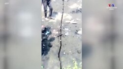 Կոնգոյի Դեմոկրատական Հանրապետությունում ժայթքող հրաբխից կիլոմետրեր հեռու փողոցներին մեծ ճեղքեր են հայտնվել