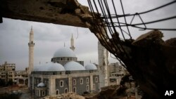 Masjid Khalid Ibn al-Walid di Homs, Suriah, 17 Januari 2018. (Foto: dok).