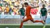 Netherlands' Klaas-Jan Huntelaar scores his side's second goal on a penalty kick during the World Cup round of 16 soccer match between the Netherlands and Mexico .