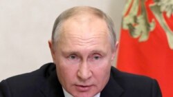 RUSSIA – Russian President Vladimir Putin chairs a Security Council meeting via video conference at the Novo-Ogaryovo residence outside Moscow, December 18, 2020.