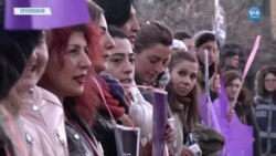 Eşi Tarafından Öldürülen Kadın İçin Hemcinslerinden Hem Taziye Hem Eylem