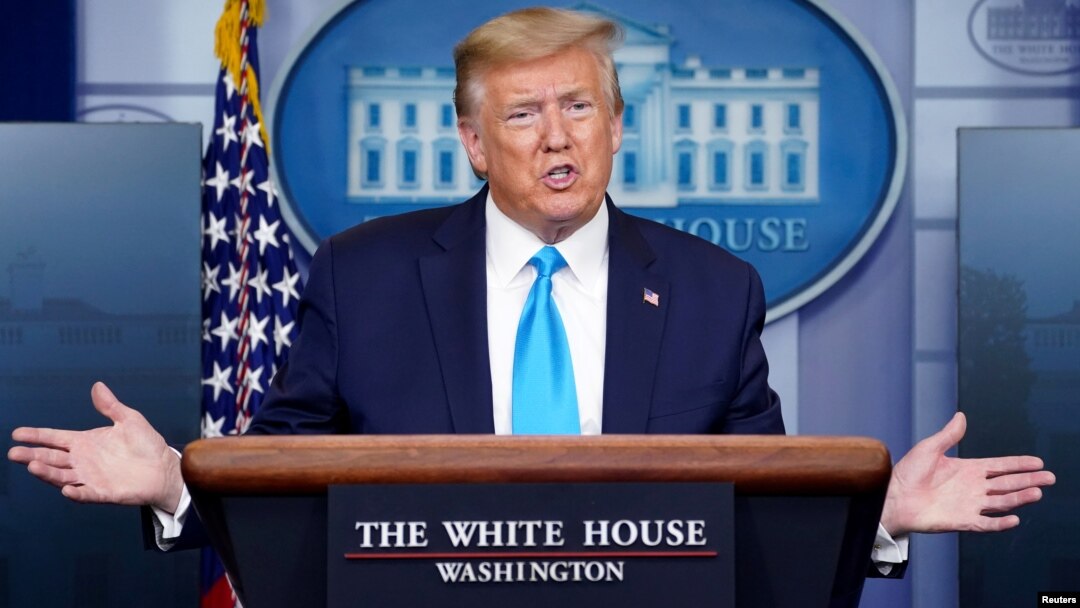 Presiden Amerika Donald Trump dengan tajam mengkritik WHO. 