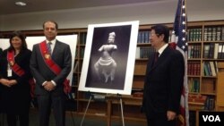 Looted 10th century Cambodian artifact Duryodhana is officially handed over to Cambodian government in a ceremony held at the office of US Attorney for the Southern District of New York today. Officials stressed on the importance of returning all looted objects to their rightful owner.