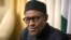 FILE - Nigerian president Muhammadu Buhari gives an interview to Agence France-presse at his hotel during the 25th African Summit on June 14, 2015 in Johannesburg. 