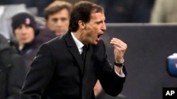 Kocin kungiyar kwallon kafar Juventus Massimiliano Allegri 