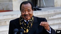 Le président du Cameroun, Paul Biya