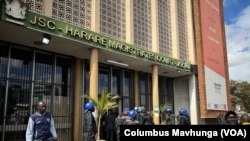 Police would surround Harare Magistrates Court in Zimbabwe every time the opposition activists came for trial since their arrests in June 2024.