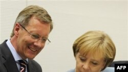 Christian Wulff ve Angela Merkel