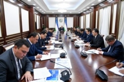 President Mirziyoyev's team now includes several foreign-educated and experienced Uzbeks, including ministers and deputies. (Credit: president.uz)