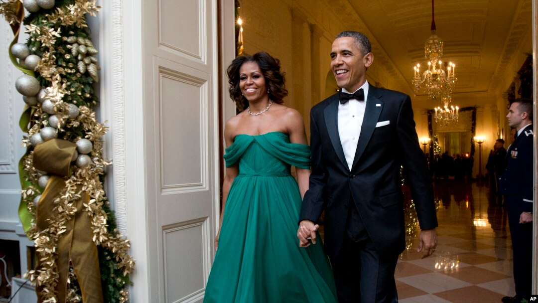 Presiden AS Barack Obama dan Ibu Negara Michelle Obama. (AP/Manuel Balce Ceneta)