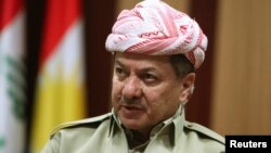 بارزاني وئيلي " هغه خلک چې پېشمرگه (کُردجنگيالي) يې دا وخت يا له دې نه وړاندې وژلي ، هغويې دې واوري چې د پېشمرگه لاسونه به د هغو گرېوان ته رسي" .