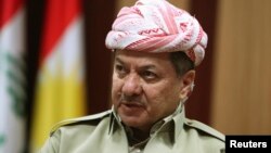 د عراق د کردستان جمهور ریْس مسعود بارزاني 