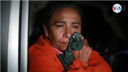 Martha Lorena Baldizón Sánchez perdió a varios familiares por el deslave en Macizo Peñas Blancas. Foto Houston Castillo, VOA.