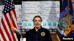 El gobernador de Nueva York, Andrew Cuomo, dijo que los estados necesitan más dinero del Gobierno federal para hacer frente a la pandemia.