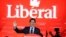 Justin Trudeau durante la celebración del triunfo electoral parlamentario del lunes.
