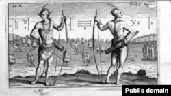 Hozirgi Virjiniya shtatining tub aholisi, 1590-yildan qolgan chizgilar