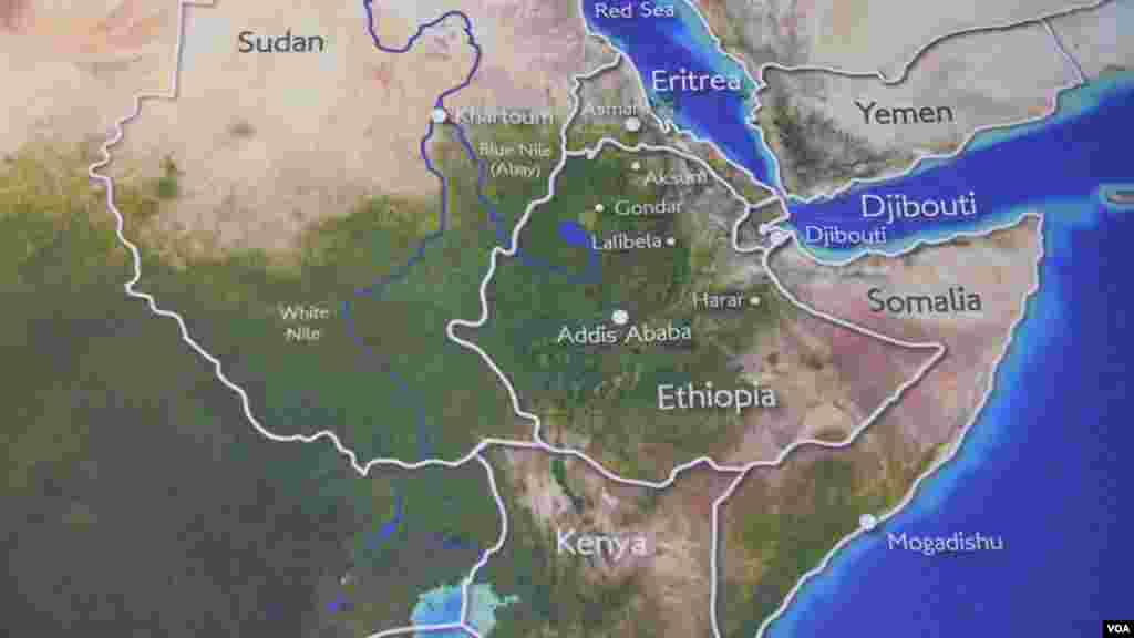 埃塞俄比亞主要發現化石地帶