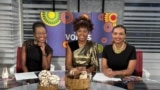 VOA 'Our Voices' hosts Auriane Itangishaka (L), Ginny Niwa (M) and Simegnish Yekoye (R).