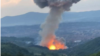 Eksplozija i dim iznad čačanske "Slobode" (Foto: Instagram profil gradonačelnika Čačka Miluna Todorovića)